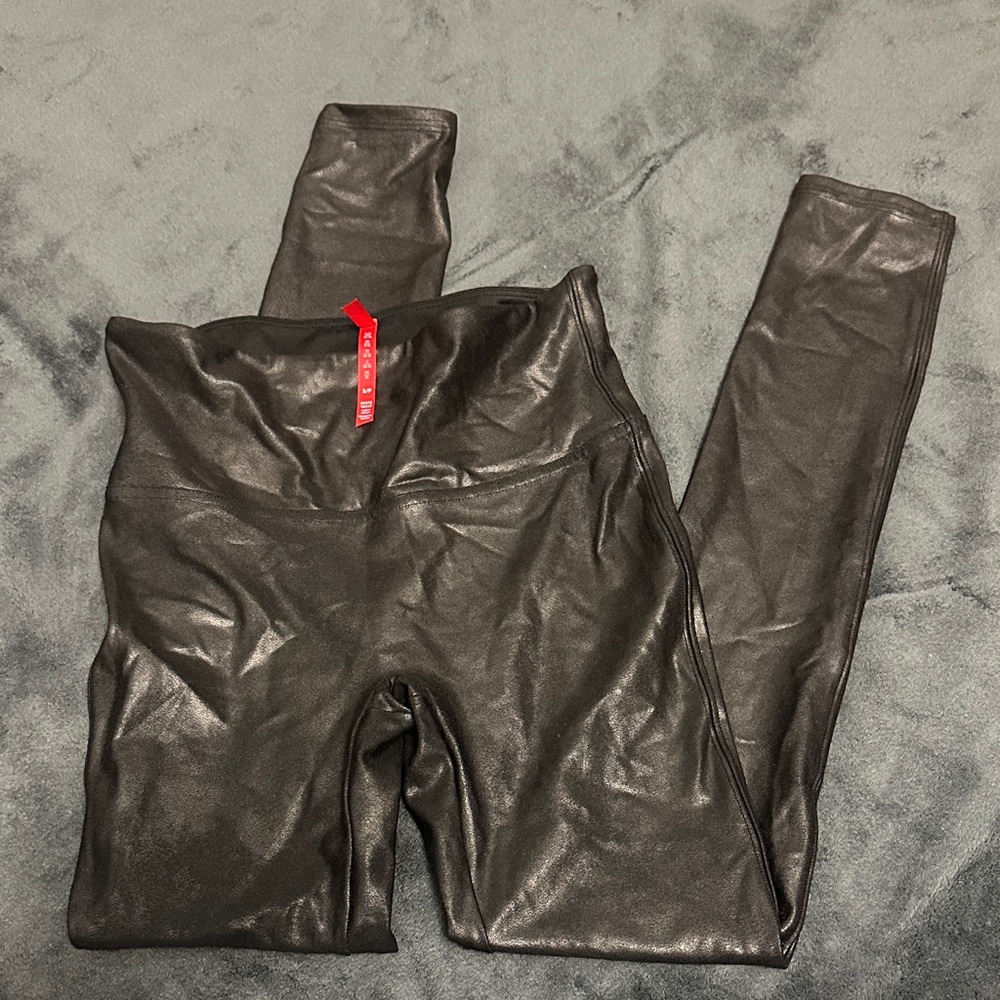 Spanx faux leather leggings